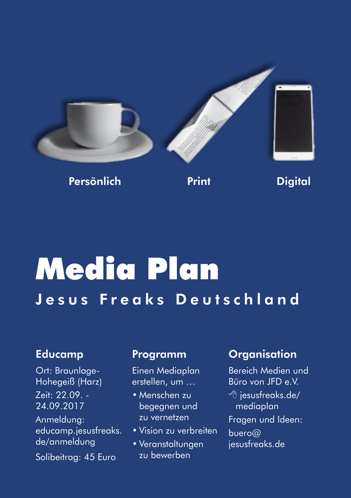 Mediaplan für Kommunikation und Gestaltung
