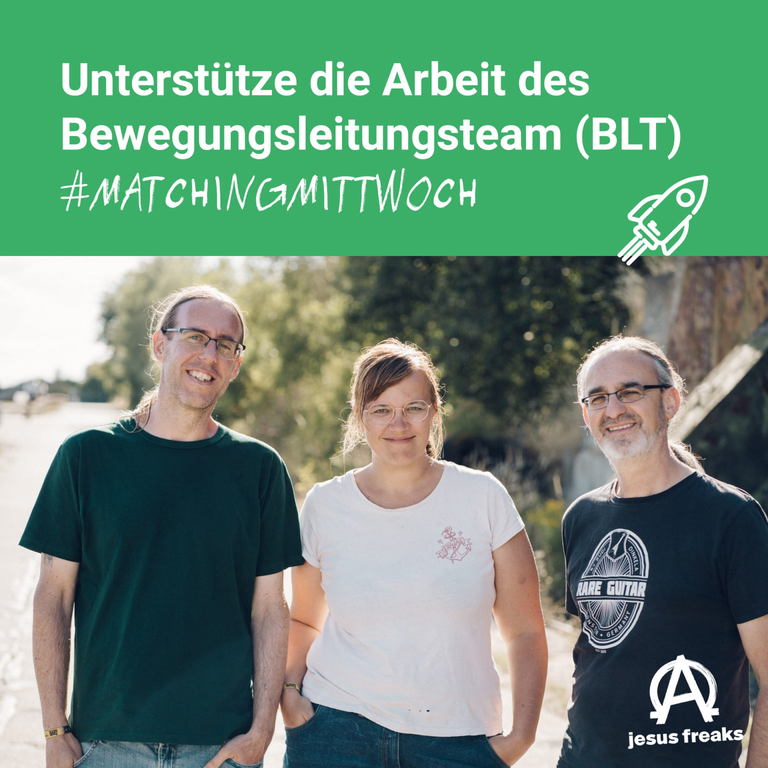 Unterstütze das Leitungsteam der Jesus Freaks Jesus Freaks Deutschland