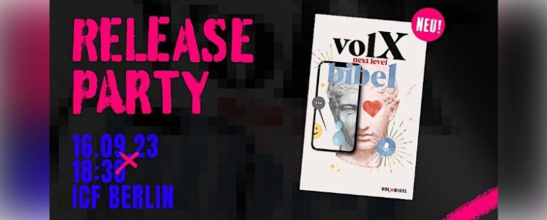 VOLXBIBEL NEXT LEVEL Release-Party am 16.09.2023 in Berlin