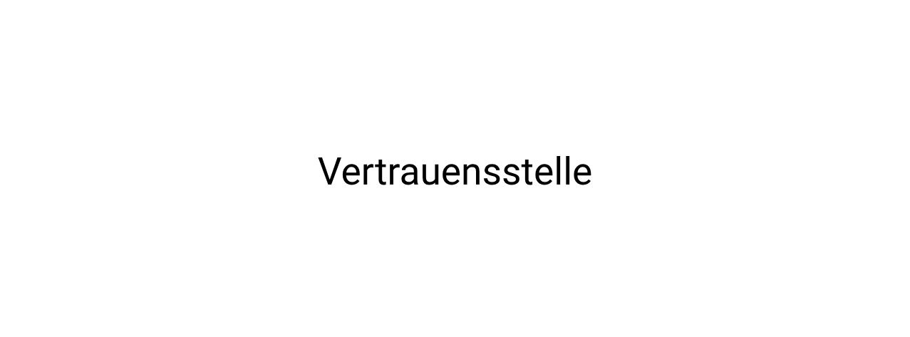 Vertrauensstelle